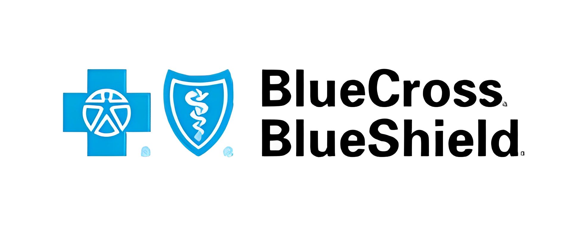 BlueCross BlueShield logo with a blue shield and medical symbol.